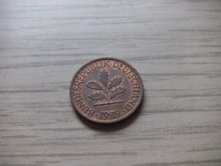 1 Pfennig 1989 ( f ) Germany
