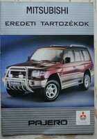 Mitsubishi Pajero eredeti tartozékok prospektus magyar nyelvű
