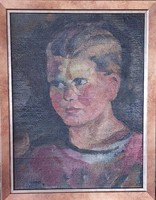 Lajos Csaba-ékes 1918 modern portrait