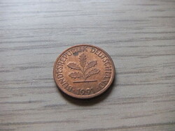 1 Pfennig 1991 ( f ) Germany