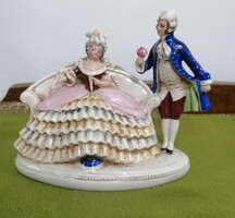 Old German porcelain, Rococo pair