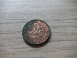 1 Pfennig 1986 ( f ) Germany