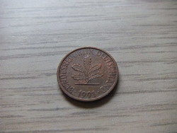 1 Pfennig 1991 ( j ) Germany