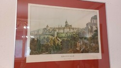 AKCIÓ!!!  A PRÁGAI VÁR LITOGRÁFIA - LEÁRAZÁS!!!