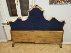 Wooden bed headboard