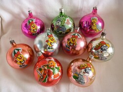 Old glass Christmas tree decorations! - 8 