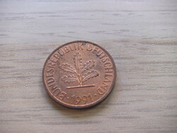 2 Pfennig 1991 ( g ) Germany