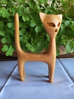 Wooden figure_cat, cat