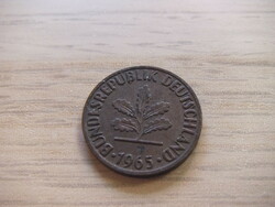 2 Pfennig 1965 ( d ) Germany