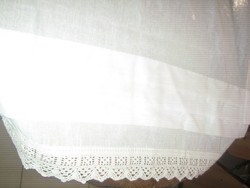 Pair of beautiful lacy stained glass curtains