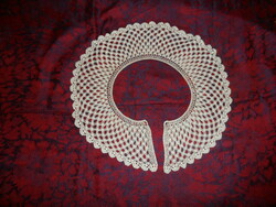 Hand crocheted lace collar, casual accessory