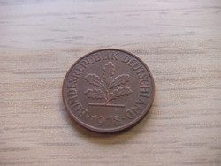 2 Pfennig 1978 ( g ) Germany
