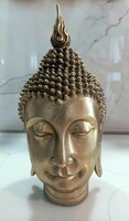 Buddha head, golden color