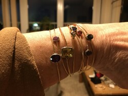 8 Art-deco bracelets