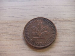 2 Pfennig 1974 ( f ) Germany