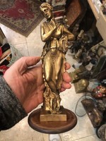 Pershephone görög istennnő kerámia szobra, 24 cm-es magasságú.6563
