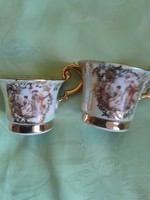 A spectacular coffee cup in a beautiful pair