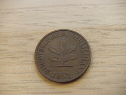 2 Pfennig 1962 ( f ) Germany