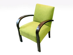 Pair of art deco armchairs green (2 pieces) 1940s-50s