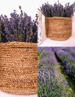Provence straw bag with lavender