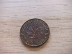 2 Pfennig 1974 ( j ) Germany