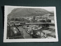 Postcard, Yugoslavia, Bosnia and Herzegovina, Mostar Mostar Tita, Marshal Tito's Bridge, Mostar