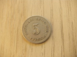 5 Pfennig 1906 ( a ) Germany