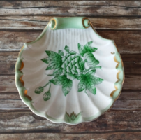 Herend shell-shaped bowl, ring holder