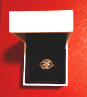 Horoszkópos antik ezüst gyűrű