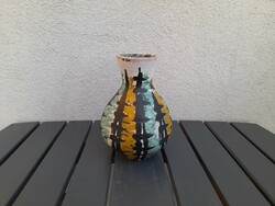 Ritka festésű Gorka Livia kerámia váza