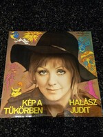 Picture of Judit Halász in the mirror