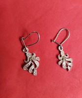 Silver clip earrings
