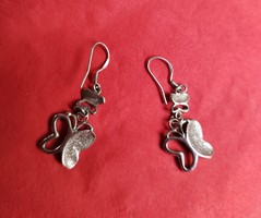 Butterfly silver earrings