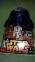 Vintage star wars r2-d2 artu detu battle droid robot-hasbro toy figure with unopened box collectors