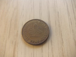 5 Pfennig 1988 ( d ) Germany