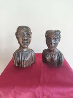 Afrikai szobor pár
