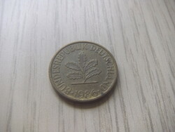 10 Pfennig 1986 ( f ) Germany