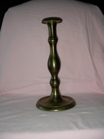 Antique large copper candle holder