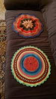 Retro crochet tablecloth colorful decoration for furniture