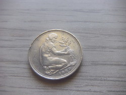 50 Pfennig 1989 ( g ) Germany