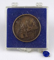 1Q250 János Garamkeszi: raven stone bronze commemorative medal in box