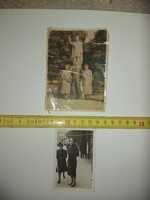 Two photos from the 1930s