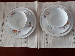 2 Personal rosenthal porcelain breakfast set