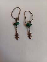 Silver craftsman earrings