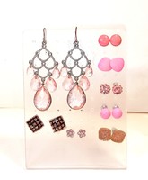 8 pink earrings (1149)