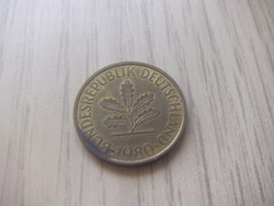 10 Pfennig 1980 ( j ) Germany