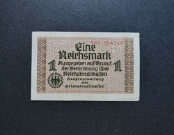 Rare! Germany 1 reichsmark / mark 1940, vf+ (iv.)