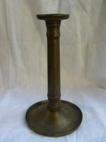 Antique copper Biedermeier candle holder