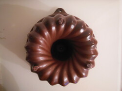 Kuglóf form - 26 x 13 cm - can be hung - old - ceramic - Austrian - perfect