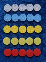 Token, tax token, plastic token, retro token, retro token, barca, tax, emergency money